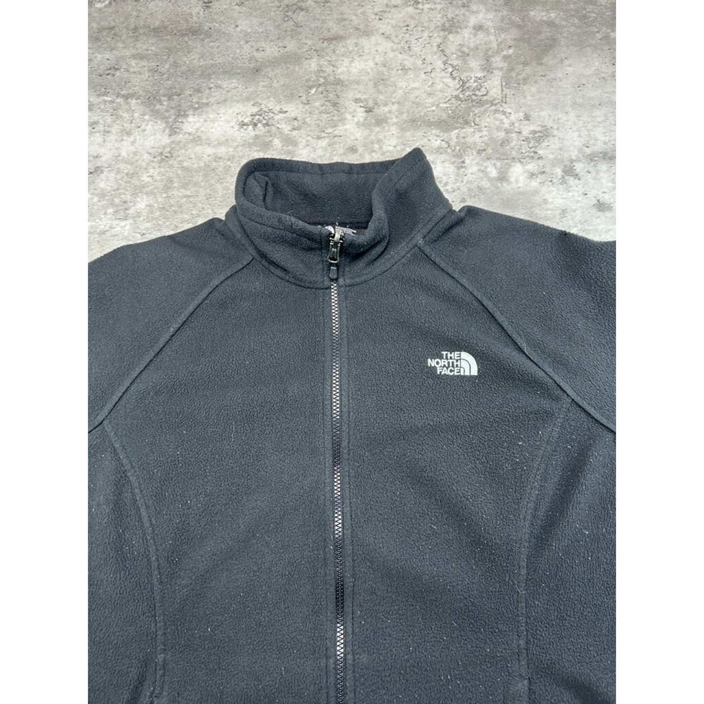 Vintage Womens The North Face TNF Embroidered Full Zip Fleece Sweatshirt Size XL