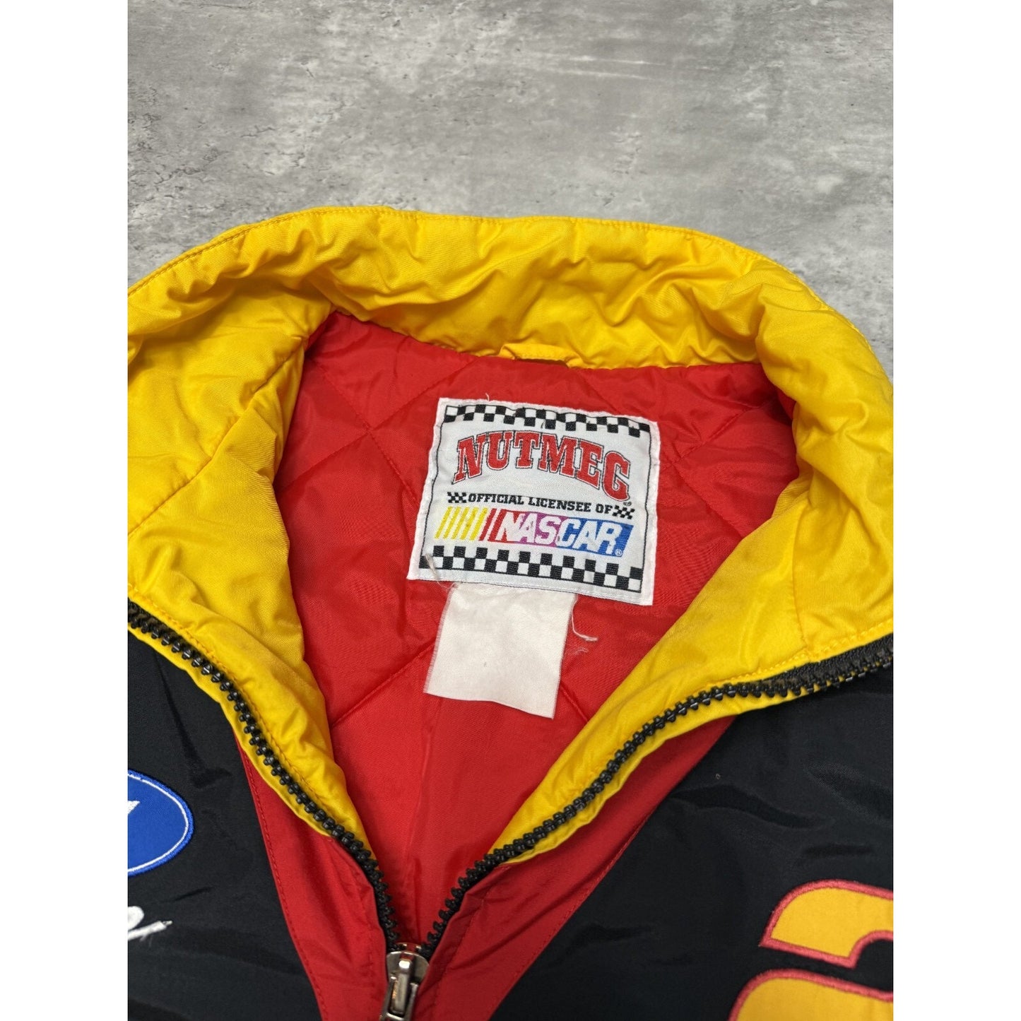 Vintage 90s Rusty Wallace #2 Nascar Embroidered Miller Racing Jacket Size Medium