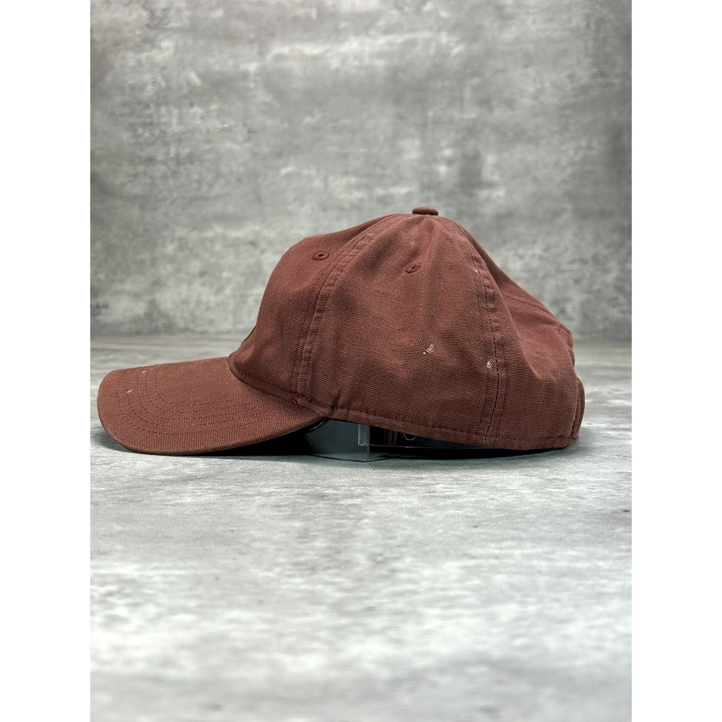 Carhartt Embroidered Patch Workwear Snapback Hat OSFA Maroon
