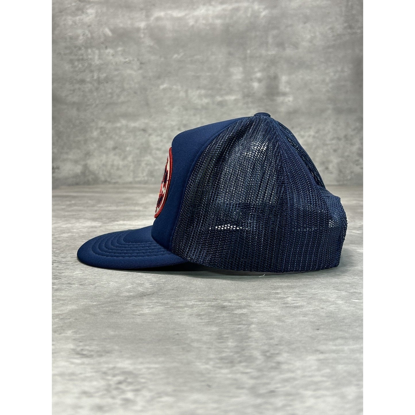 Vintage 80s/90s Navy Club Woodstock Embroidered Trucker Snapback Hat OSFA