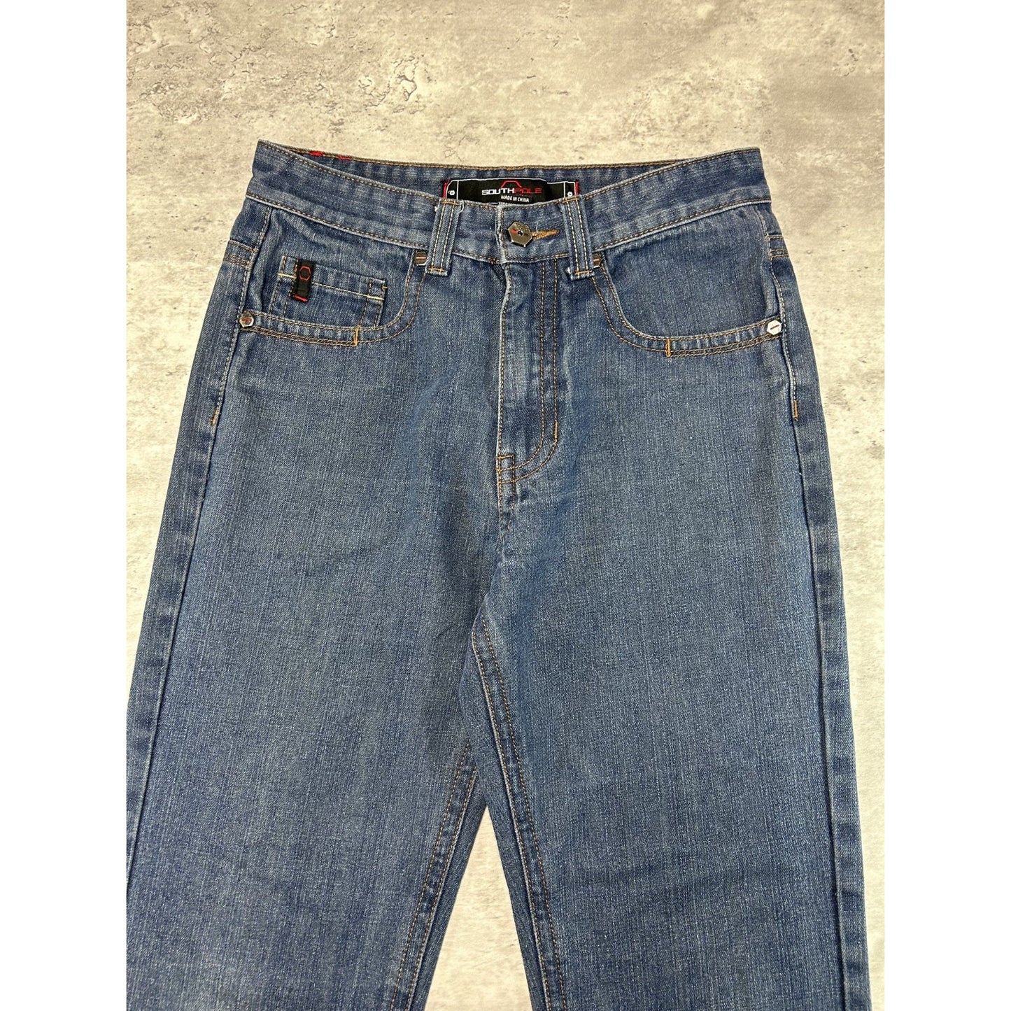 Vintage Y2K Southpole Dark Wash Denim Pants Size 30 Blue