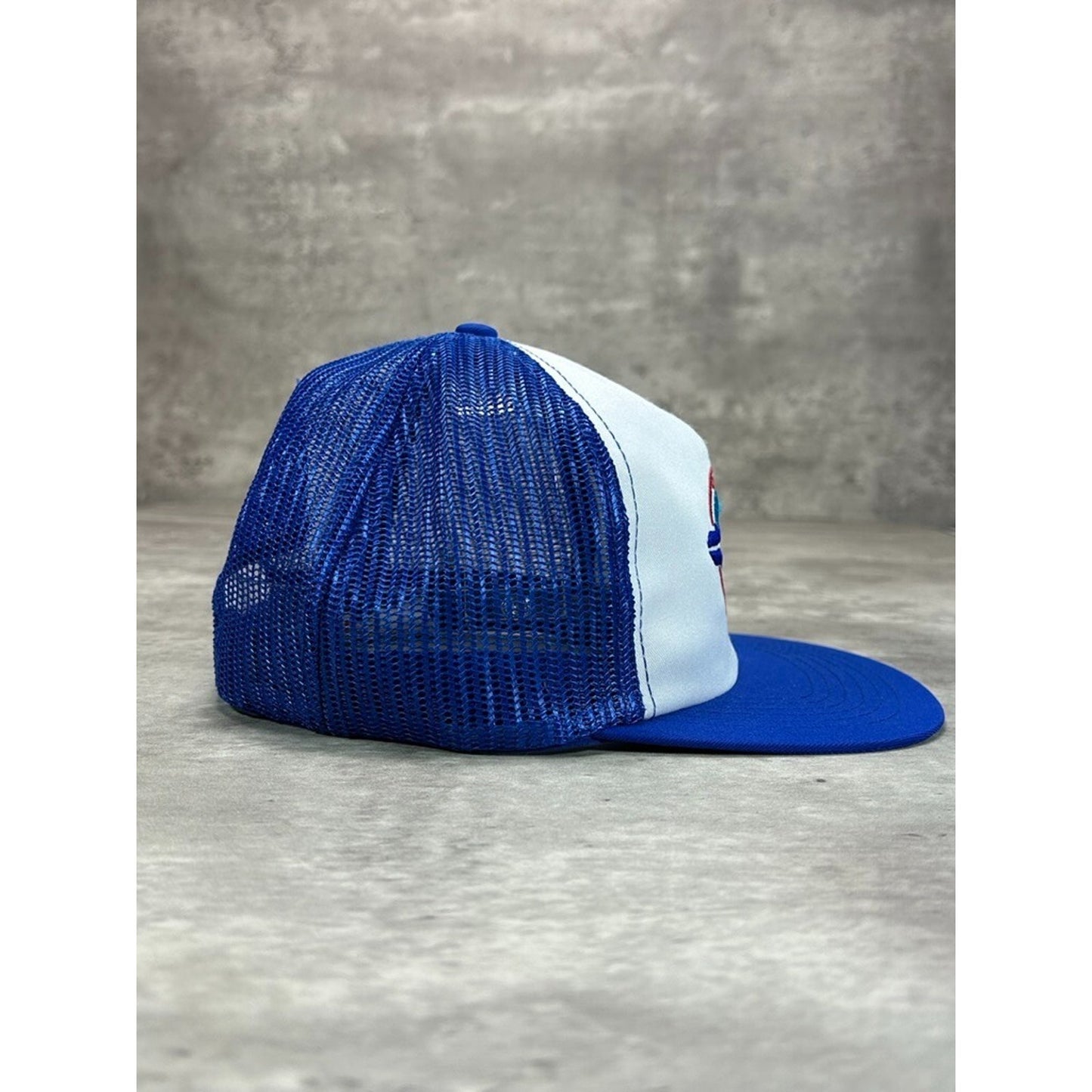 Vintage 90s Toronto Blue Jays MLB Embroidered Logo Trucker Snapback Hat OSFA