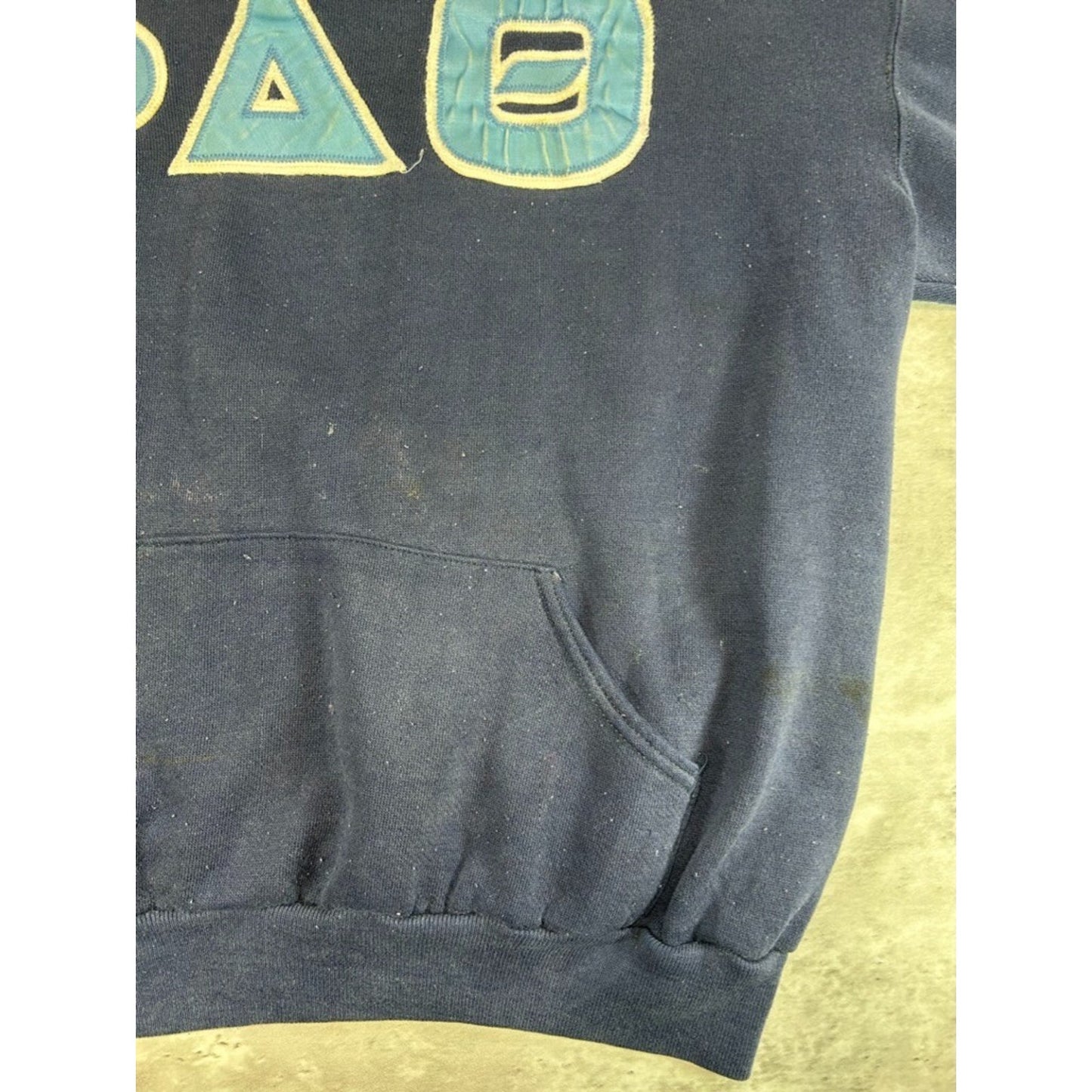 Vintage 70s Russell Athletic Phi Delta Theta Fraternity Hooded Sweatshirt Sz Large