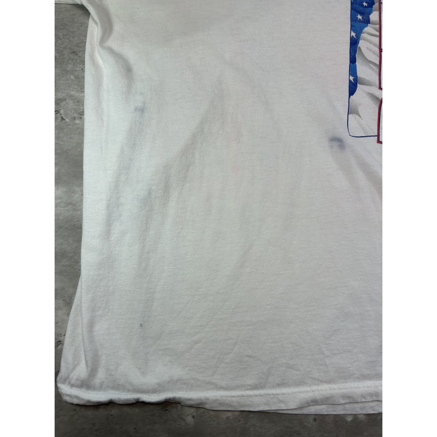 Vintage 1997 Kyle Petty #44 Nascar Spell Out Hot Wheels T-Shirt Size XL White