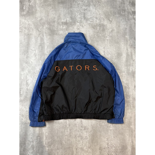 Vintage 90s Florida Gators NCAA Embroidered Logo Nylon Windbreaker Jacket Sz XL