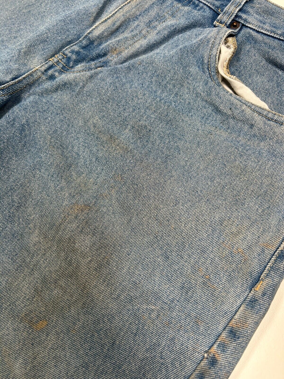 Vintage Route 66 Light Wash Casual Style Denim Jorts Shorts Size 33W