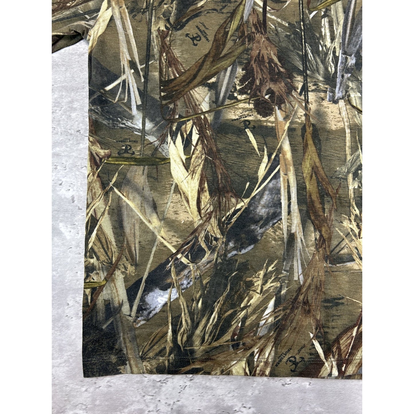 Vintage True Timber Dri Tree Camo Hunting Long Sleeve T-Shirt Size Small