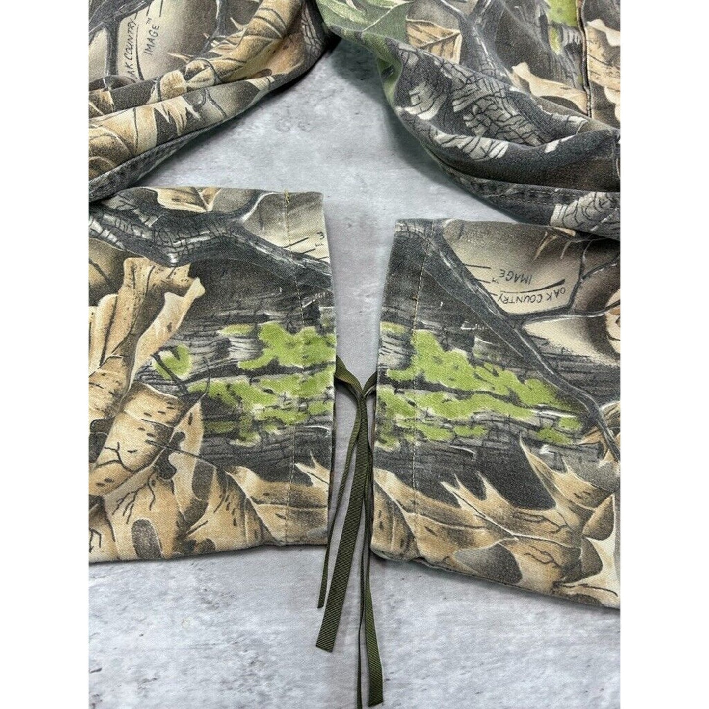 Vintage Oak Country Image Tree Camo Hunting Cargo Pants Size 36