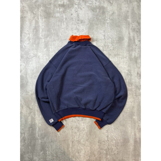 Vintage 90s Chiacago Bears NFL Embroidered Turtle Neck Sweatshirt Size XL