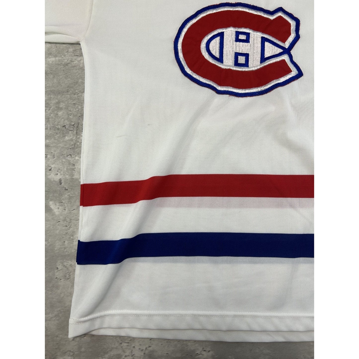 Vintage 90s Montreal Canadiens NHL Hockey Jersey Size White Small