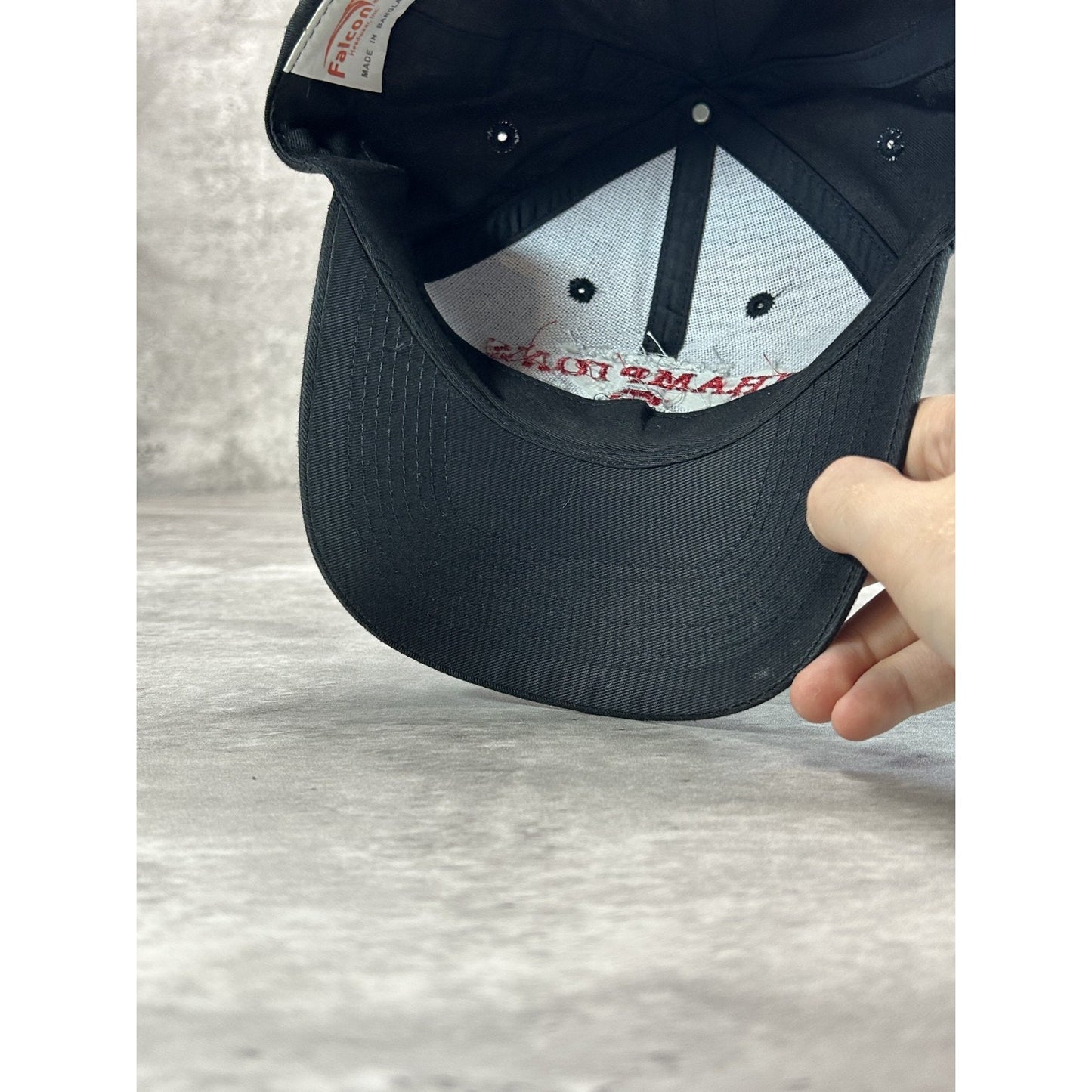 Vintage 2002 Ohio State Buckeyes NCAA National Champs Snapback Hat OSFA Black