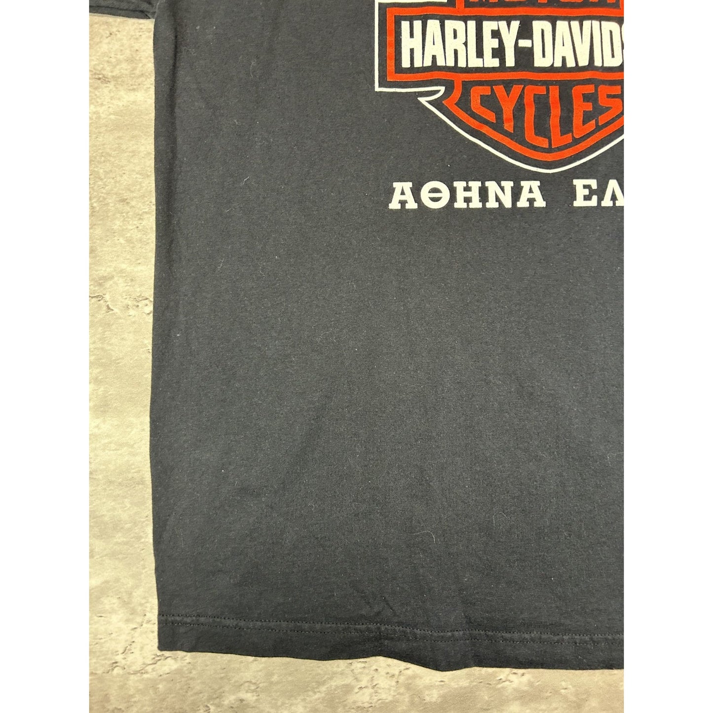 Vintage Harley Davidson Trademark Lifestyle Spellout Graphic T-Shirt Size XL