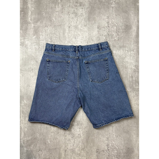 Vintage Faded Glory Original Medium Wash Denim Shorts Size 36 Blue