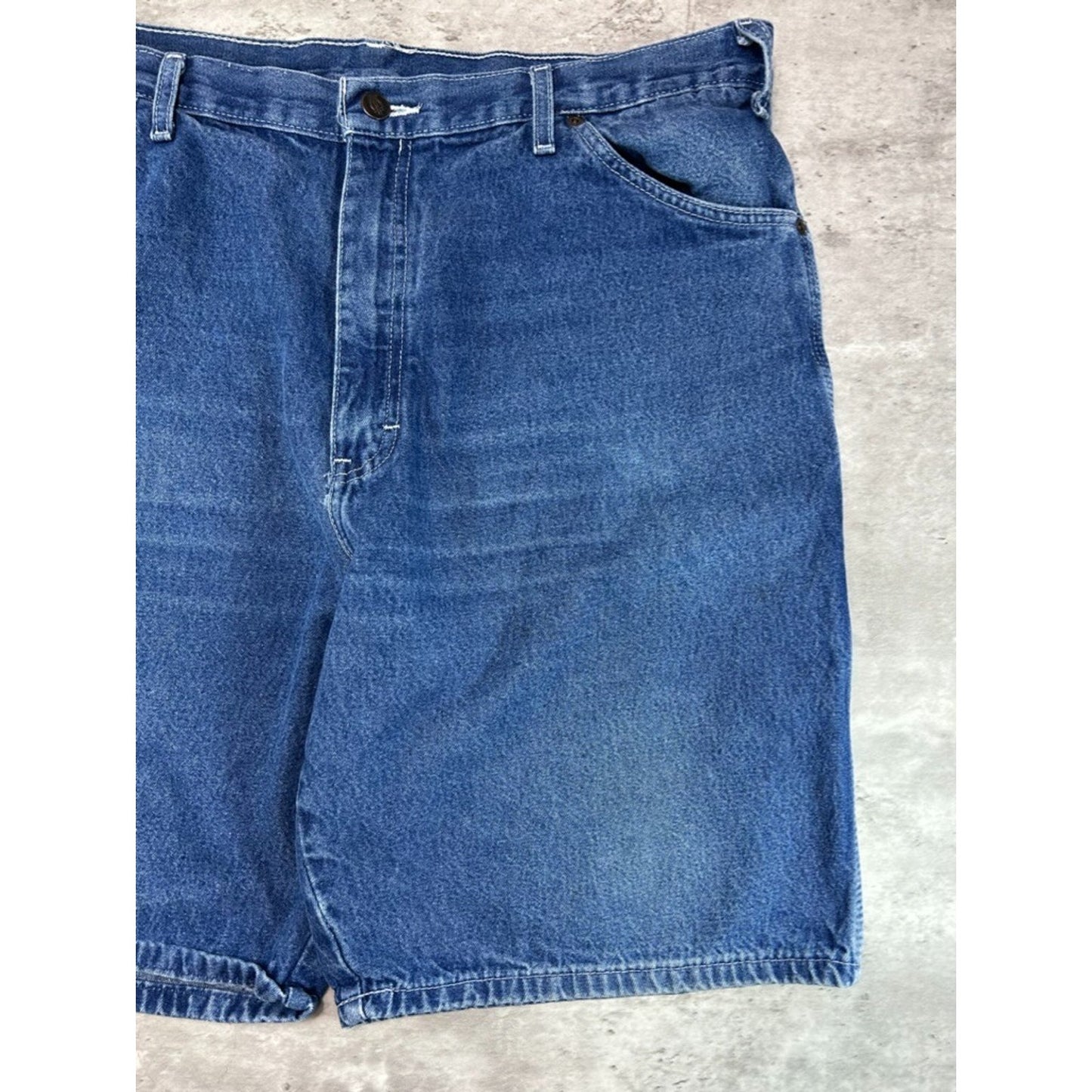 Dickies Dark Was Denin Workwear Carpenter Shorts Size 38
