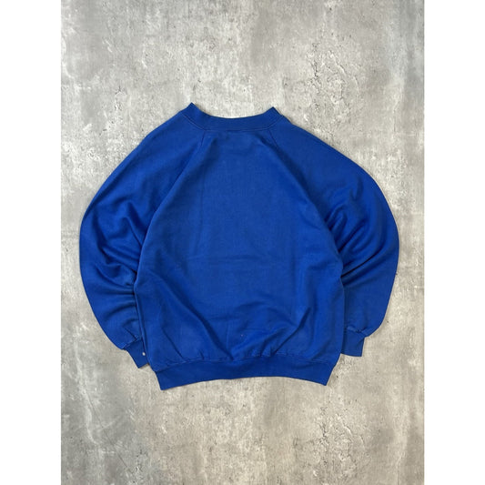 Vintage 1987 New York Giants NFL Super Bowl XXI Champs Helmet Sweatshirt Medium