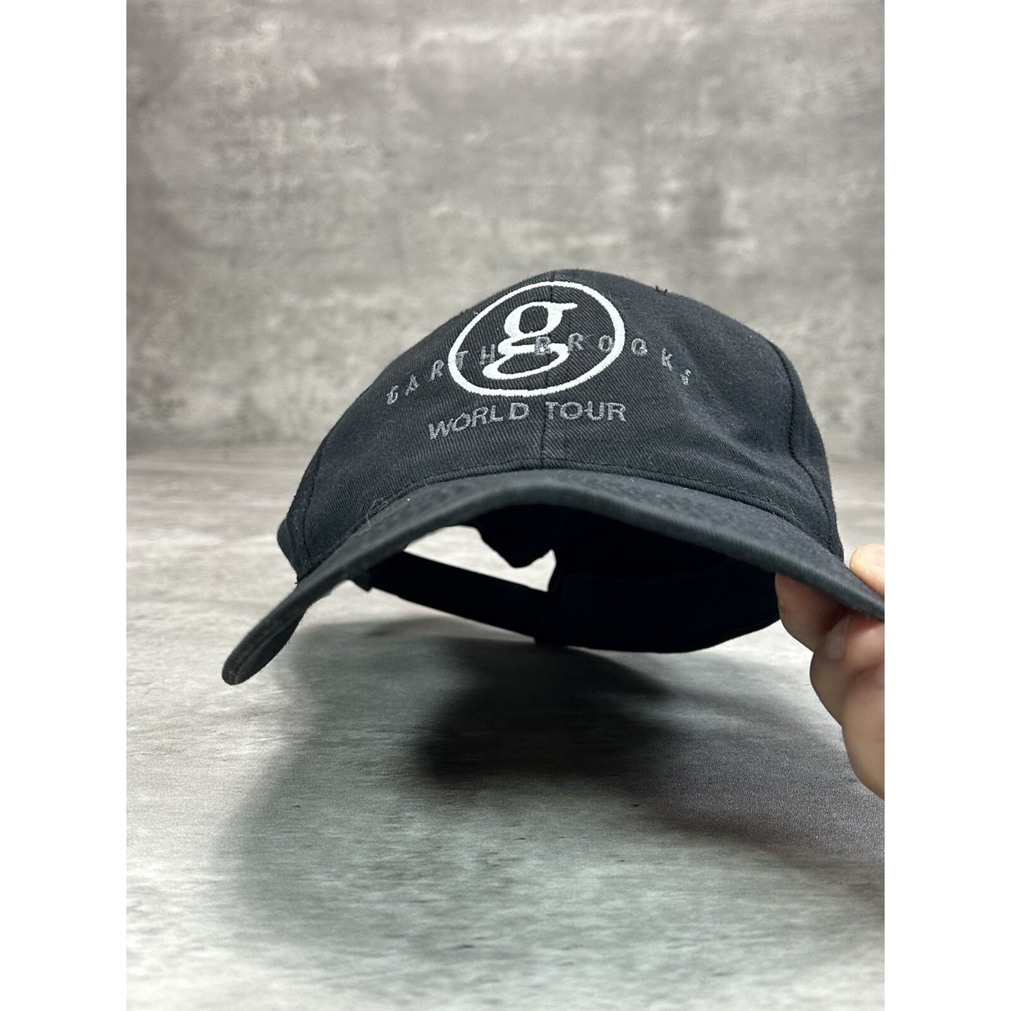 Vintage 1999 Garth Brooks World Tour Country Music Spellout Snapback Hat OSFA
