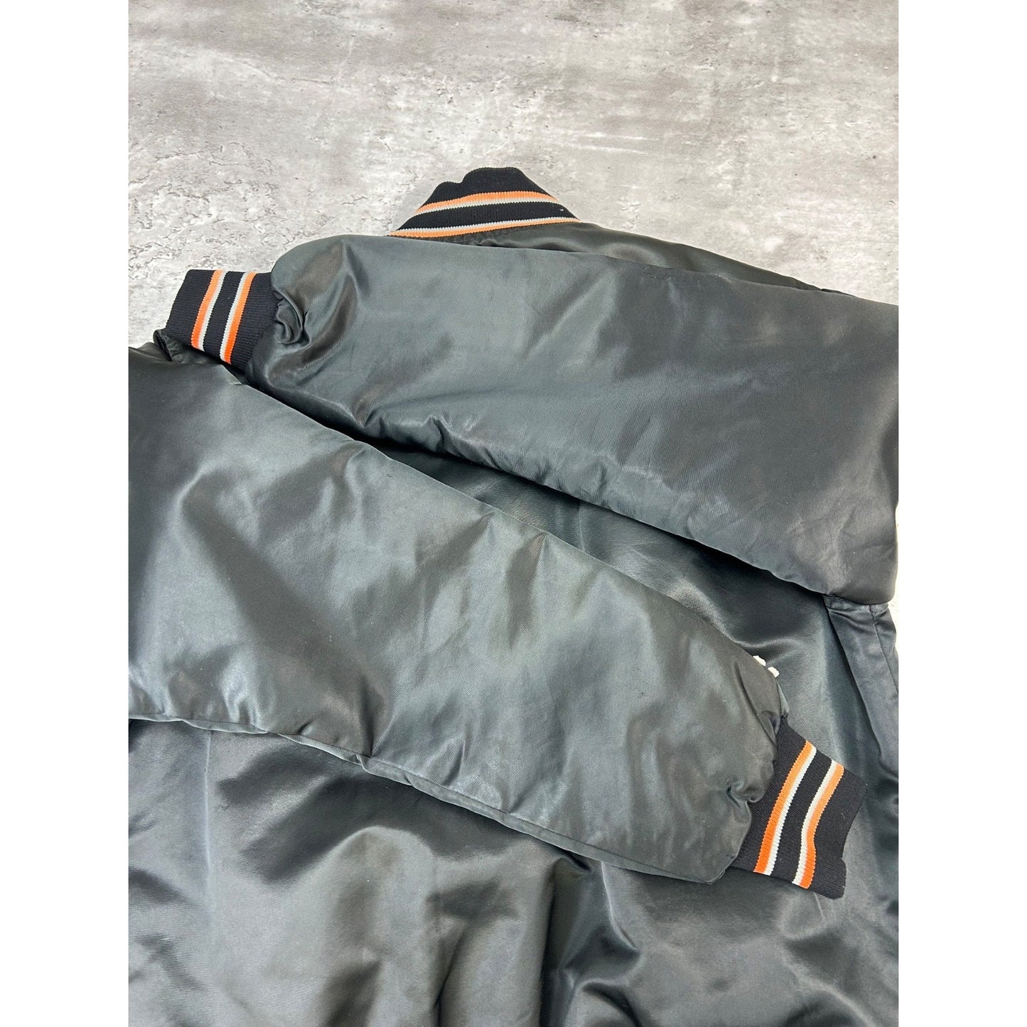 Vintage 80s/90s San Francisco Giants MLB Embroidered Satin Bomber Jacket Medium