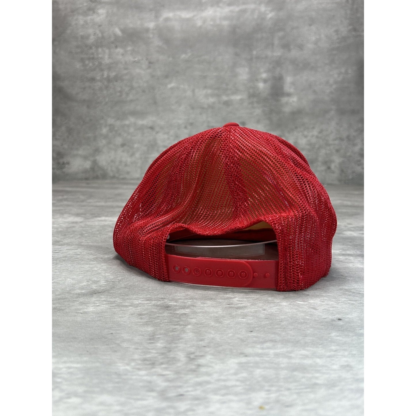 Vintage 80s Id Rather Push A Chevy Than Drive A Ford Trucker Snapback Hat OSFA