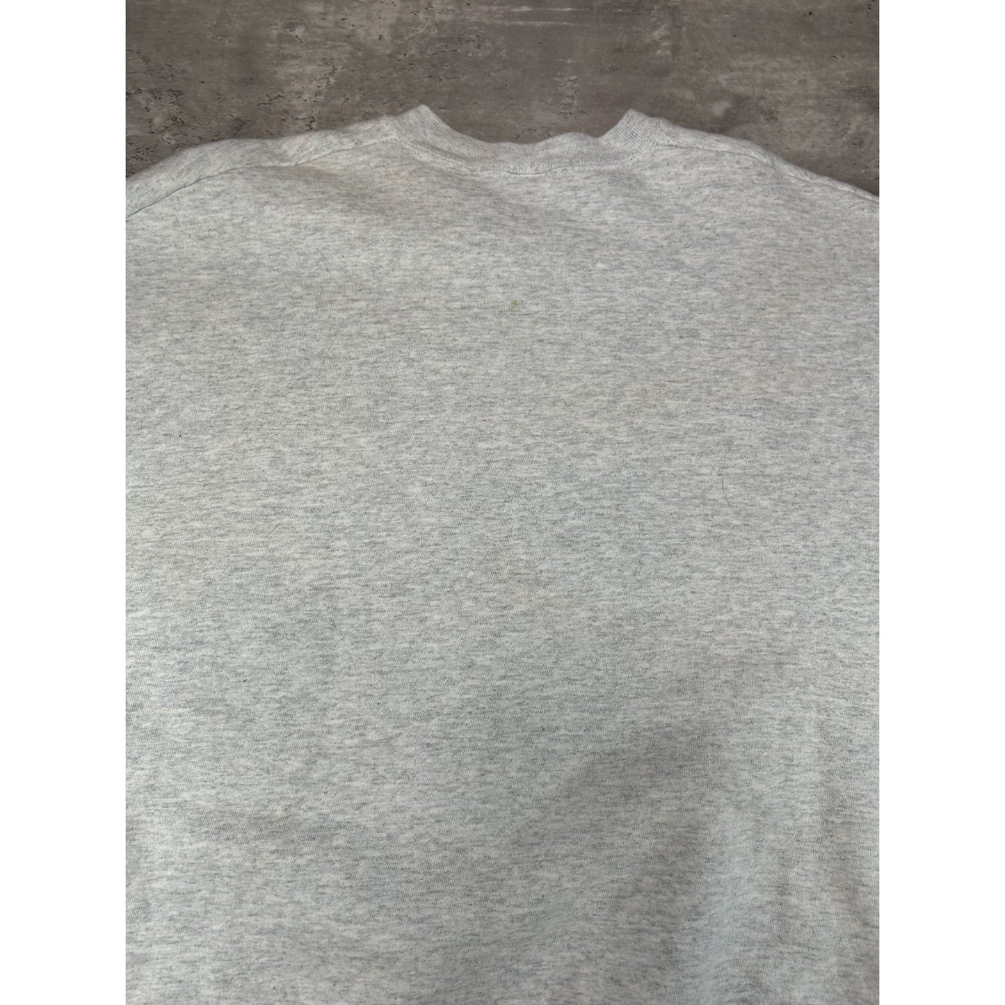 Vintage 90s Duluth East Hound Hockey Spellout Graphic Sweatshirt Size XXL Gray