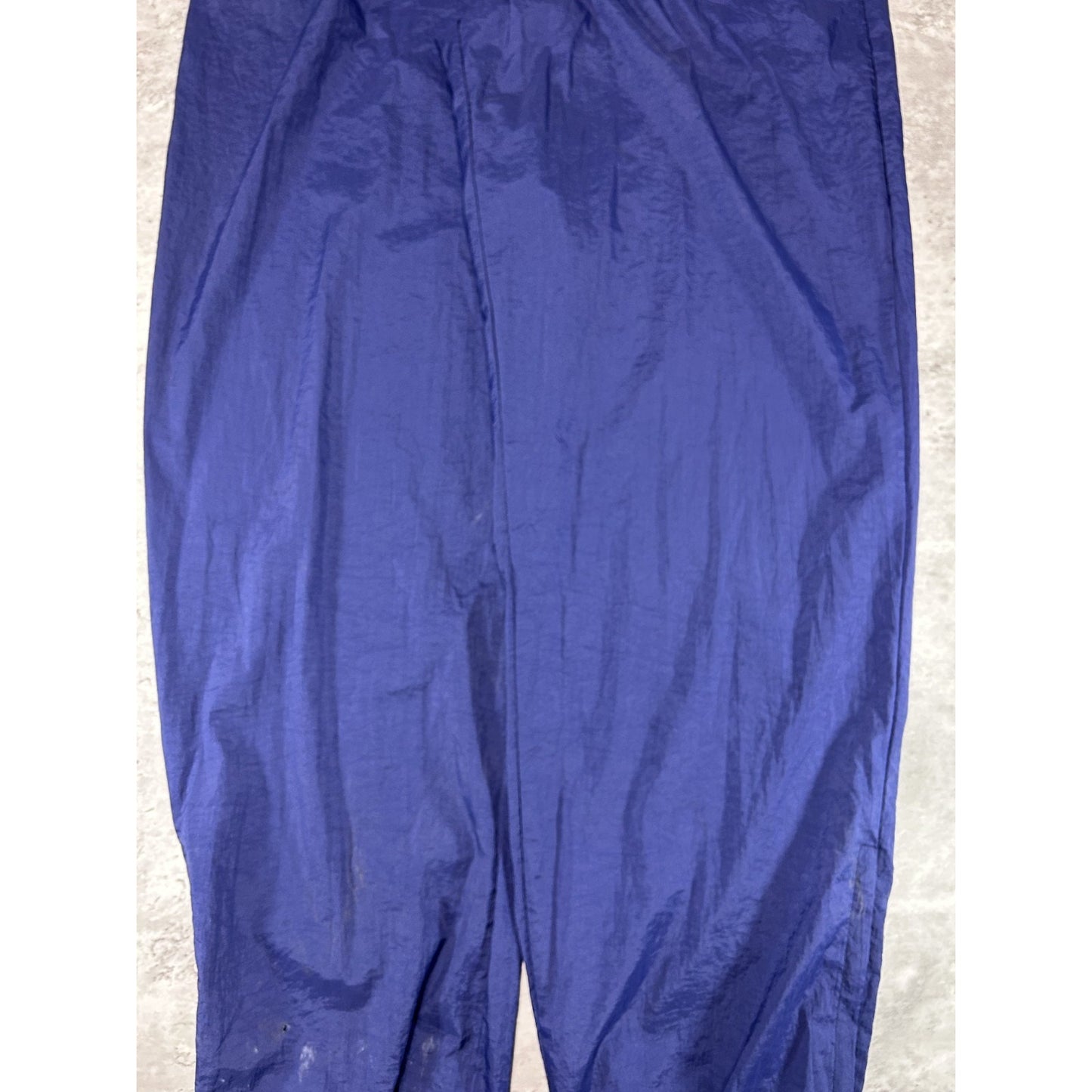 Vintage 90s Team USA Olympics Tonal Embroidered Logo Nylon Track Pants Sz Large