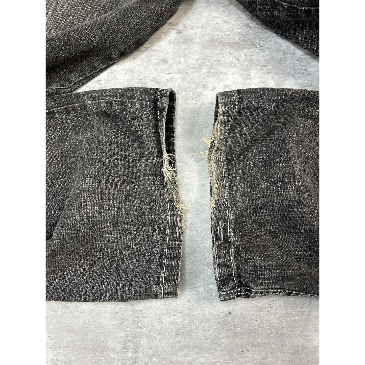 Vintage Y2K Southpole Faded Baggy Fit Black Denim Pants Size 42