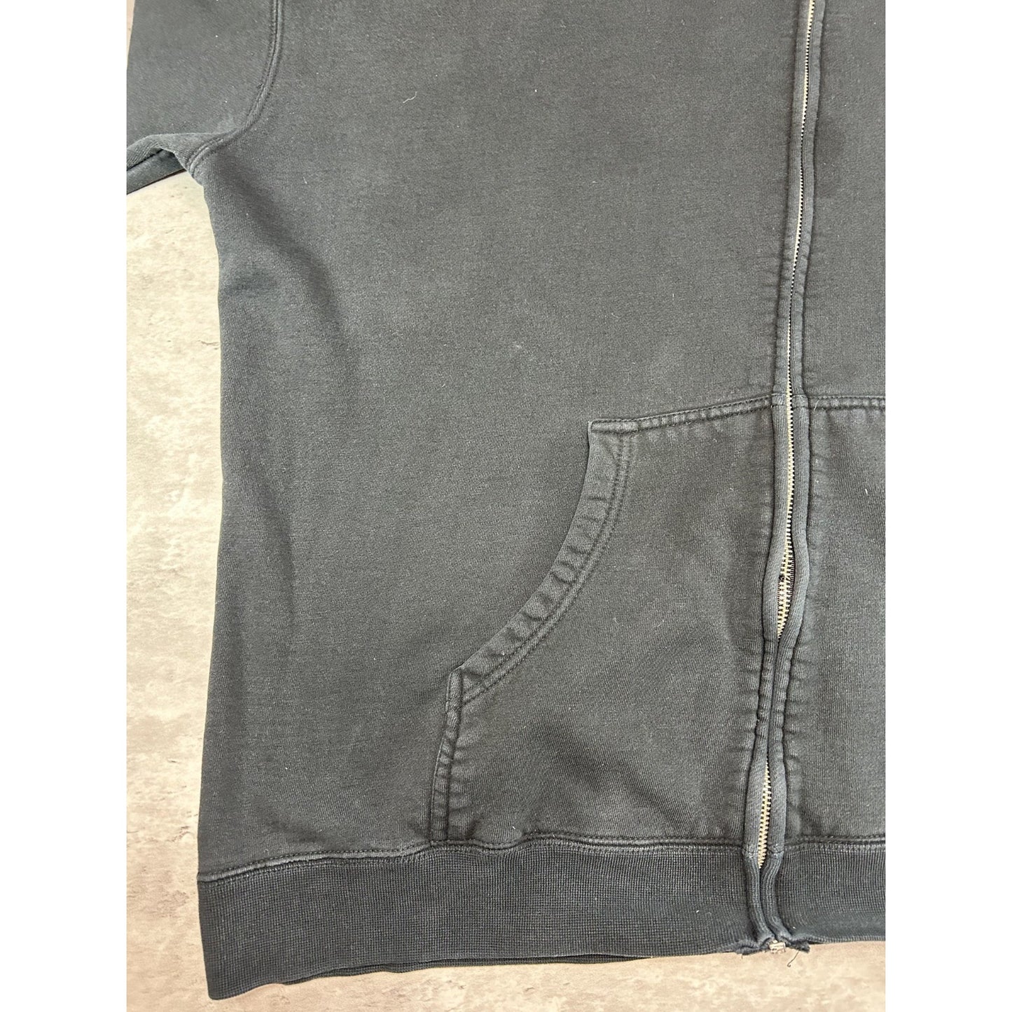 Harley Davidson Flame Sleeve Graphic Full Zip Hooded Sweatshirt Size 2XL Black