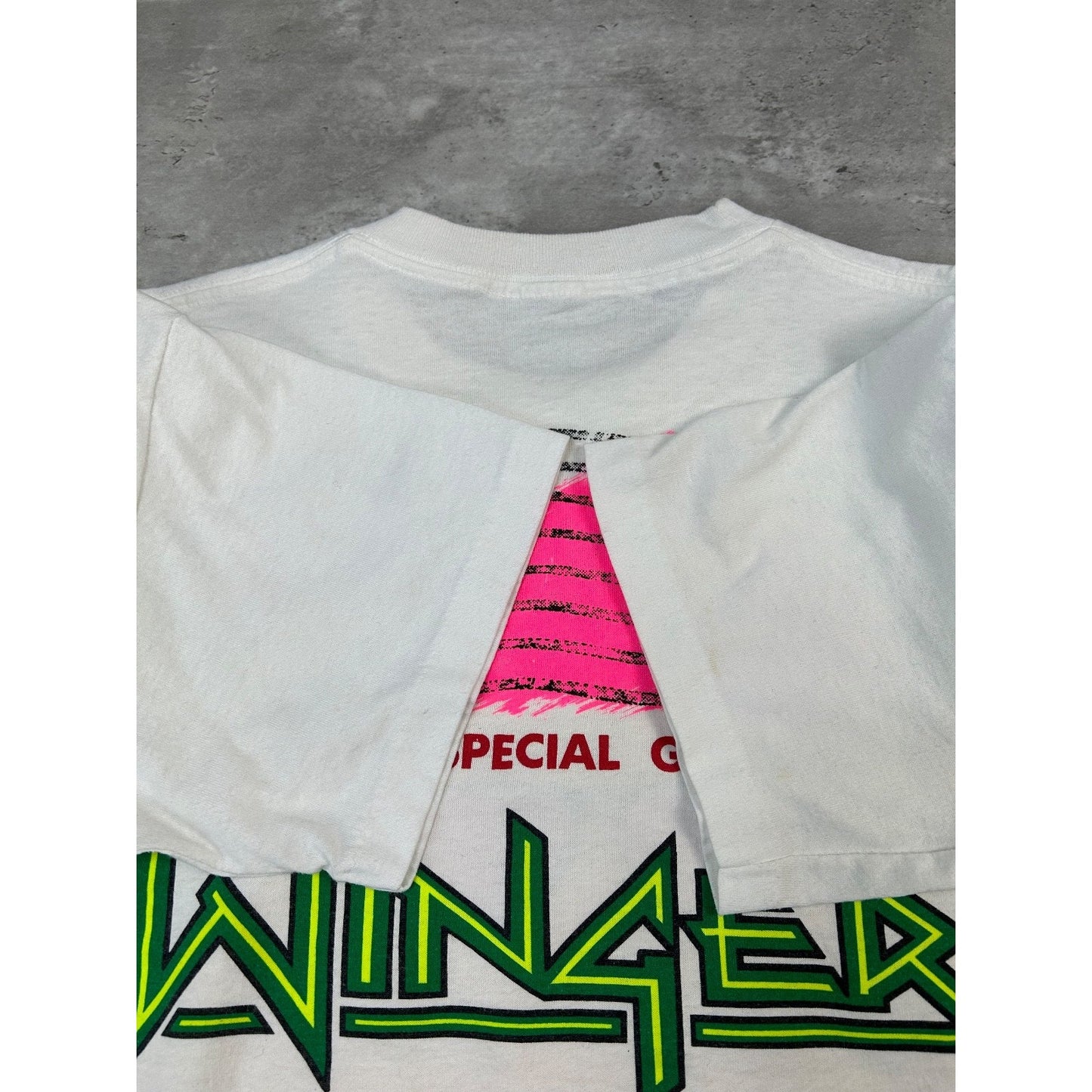 Vintage 1990 Kiss Hot In The Shade Tour Rock Music Band T-Shirt Size Large