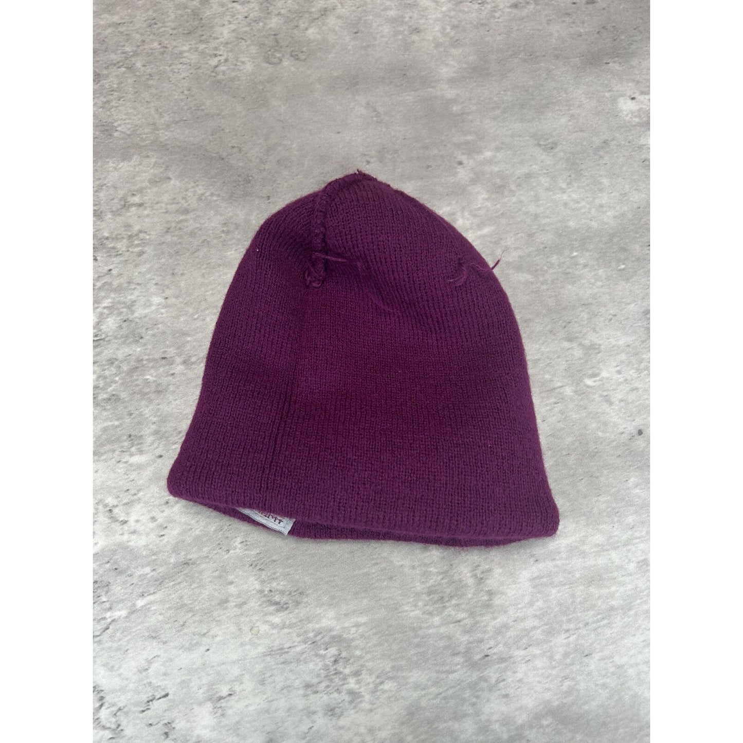 Vintage Carhartt Workwear Embroidered Patch Snapback Hat OSFA Purple YOUTH