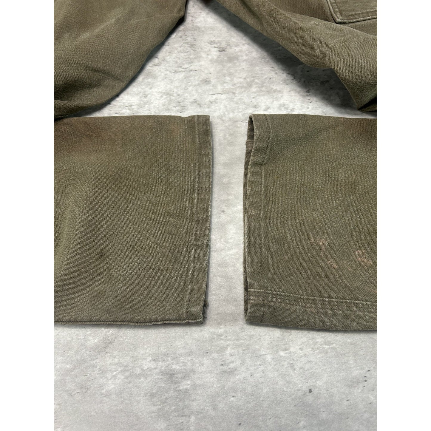 Carhartt Relaxed Fit Distressed Canvas Workwear Carpenter Pants Size 31