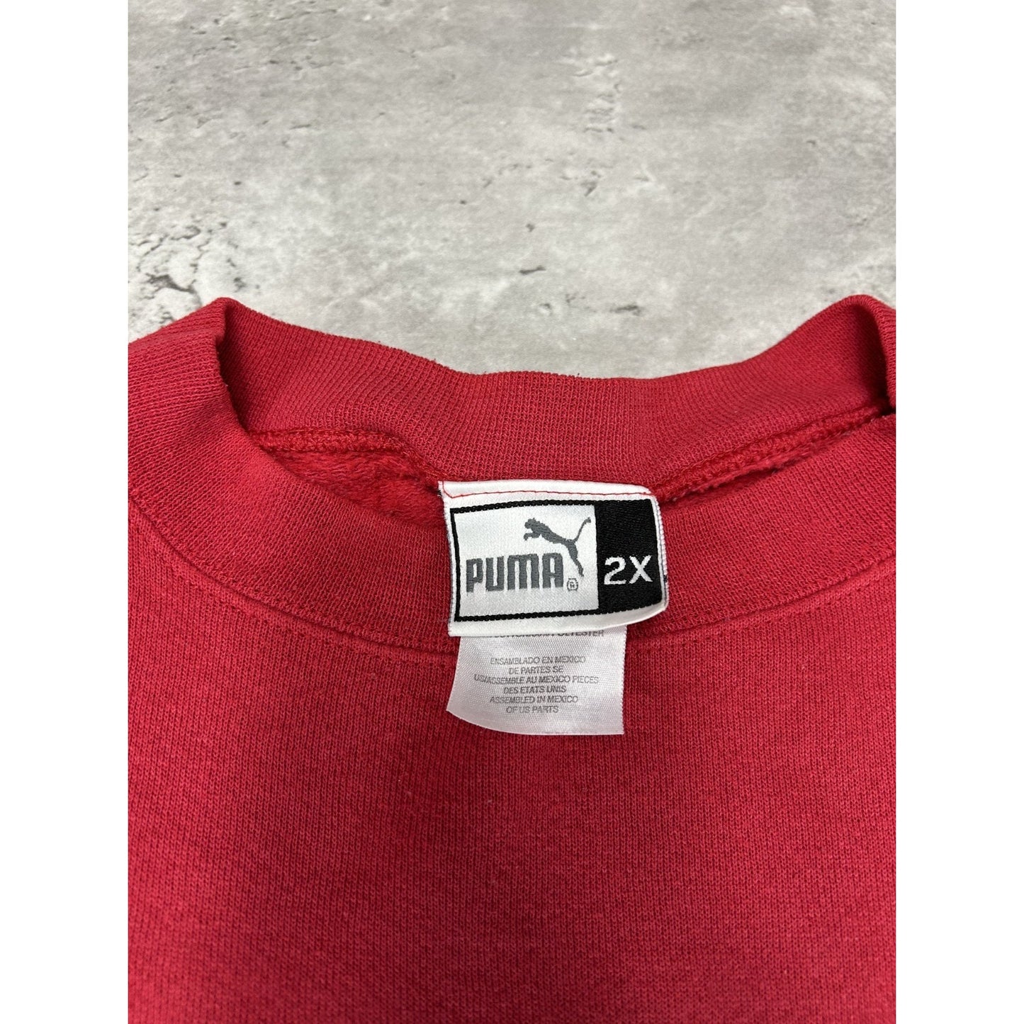 Vintage 90s Tampa Bay Buccaneers NFL Embroidered Spellout Sweatshirt Size 2XL