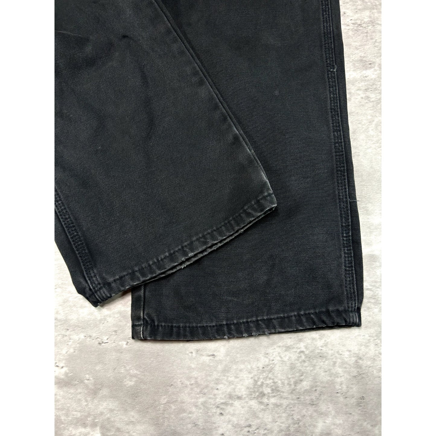 Vintage Dickies Canvas Work Wear Carpenter Pants Size 40W Black