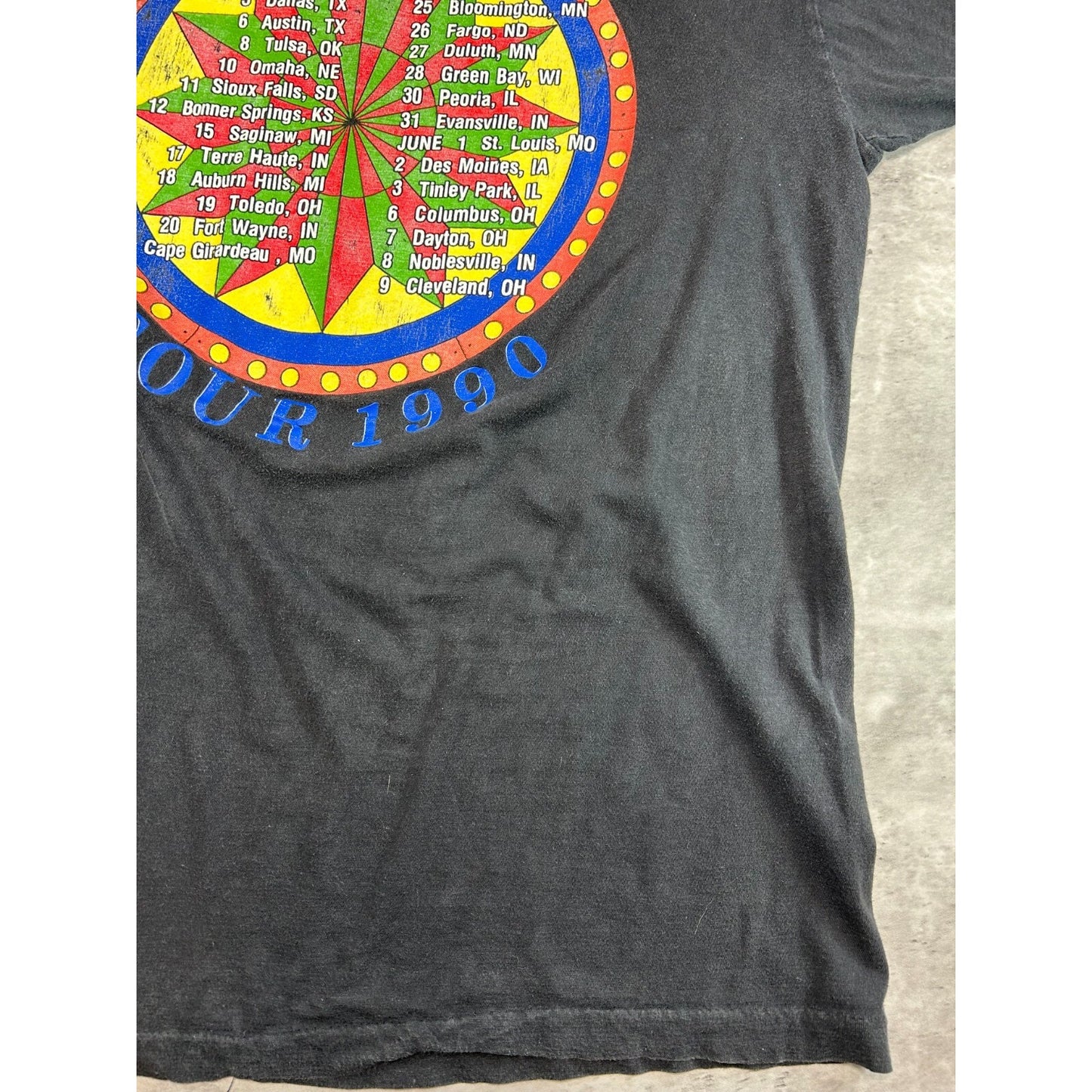 Vintage 1990 Slaughter Stick It To Ya Tour Rock Music Band T-Shirt Size Large