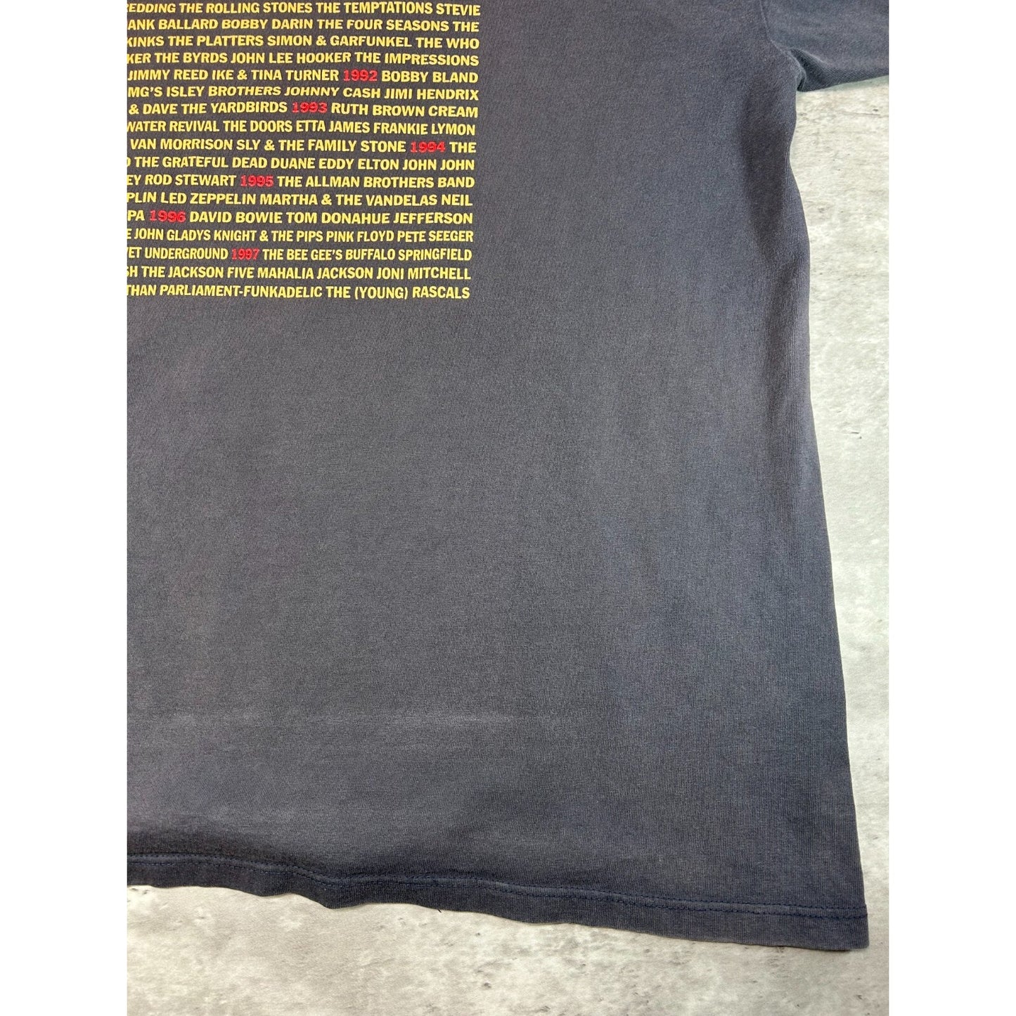 Vintage 90s Rock And Roll Hall Of Fame The House That Rock Built T-Shirt Size XXL