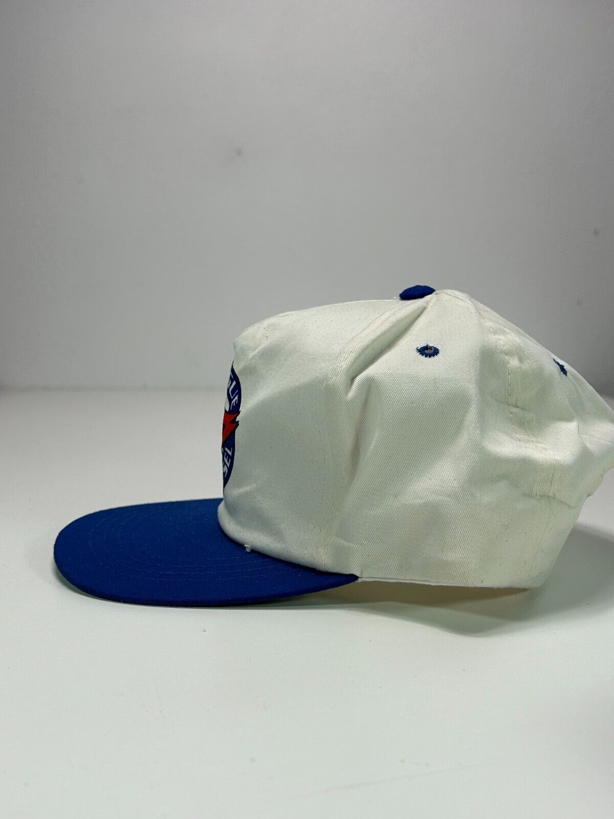 Vintage Sprague Premium Diesel Flag Graphic Two Tone Snapback Hat OSFA