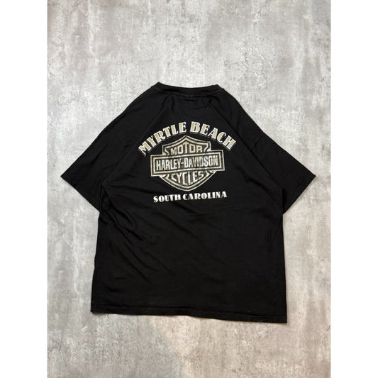 Vintage 1999 Harley Davidson Myrtle Beach Gargoyle Graphic T-Shirt Size XL