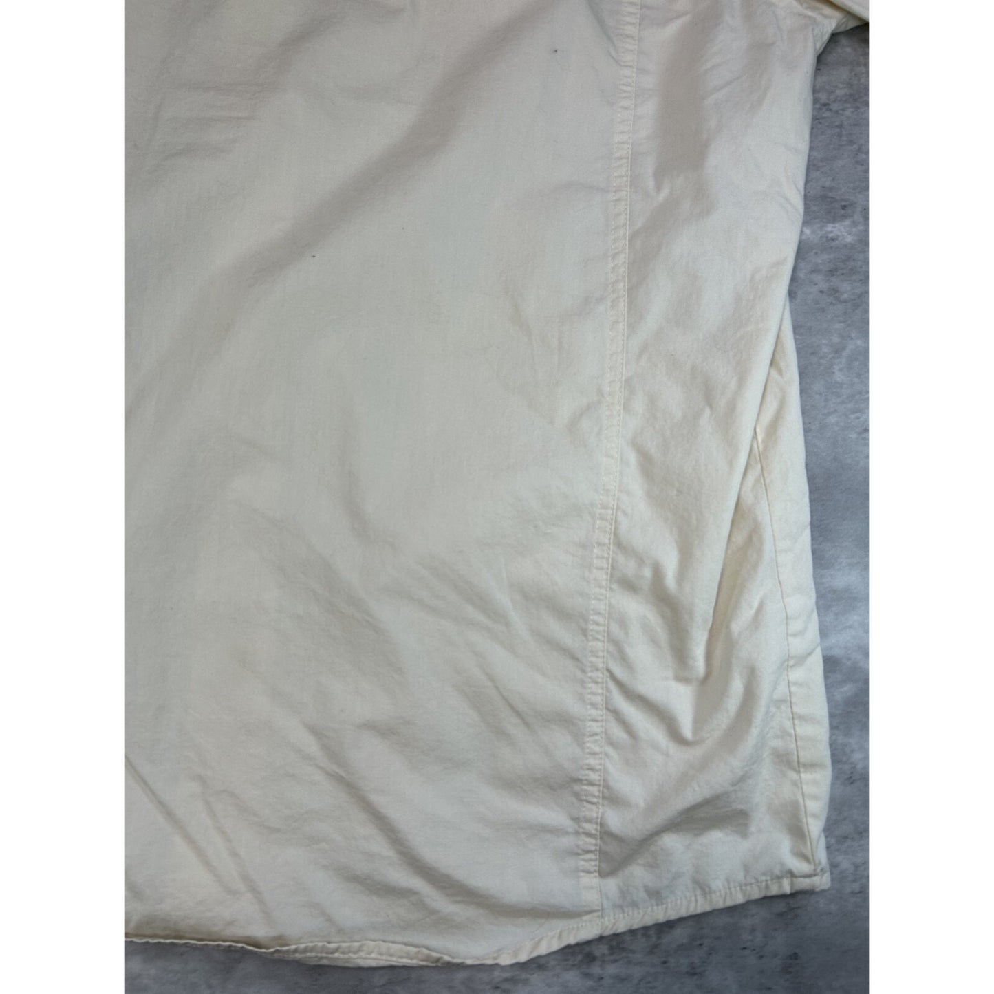 Vintage Y2K Pelle Pelle Spellout Long Sleeve Button Up Shirt Size XL Beige