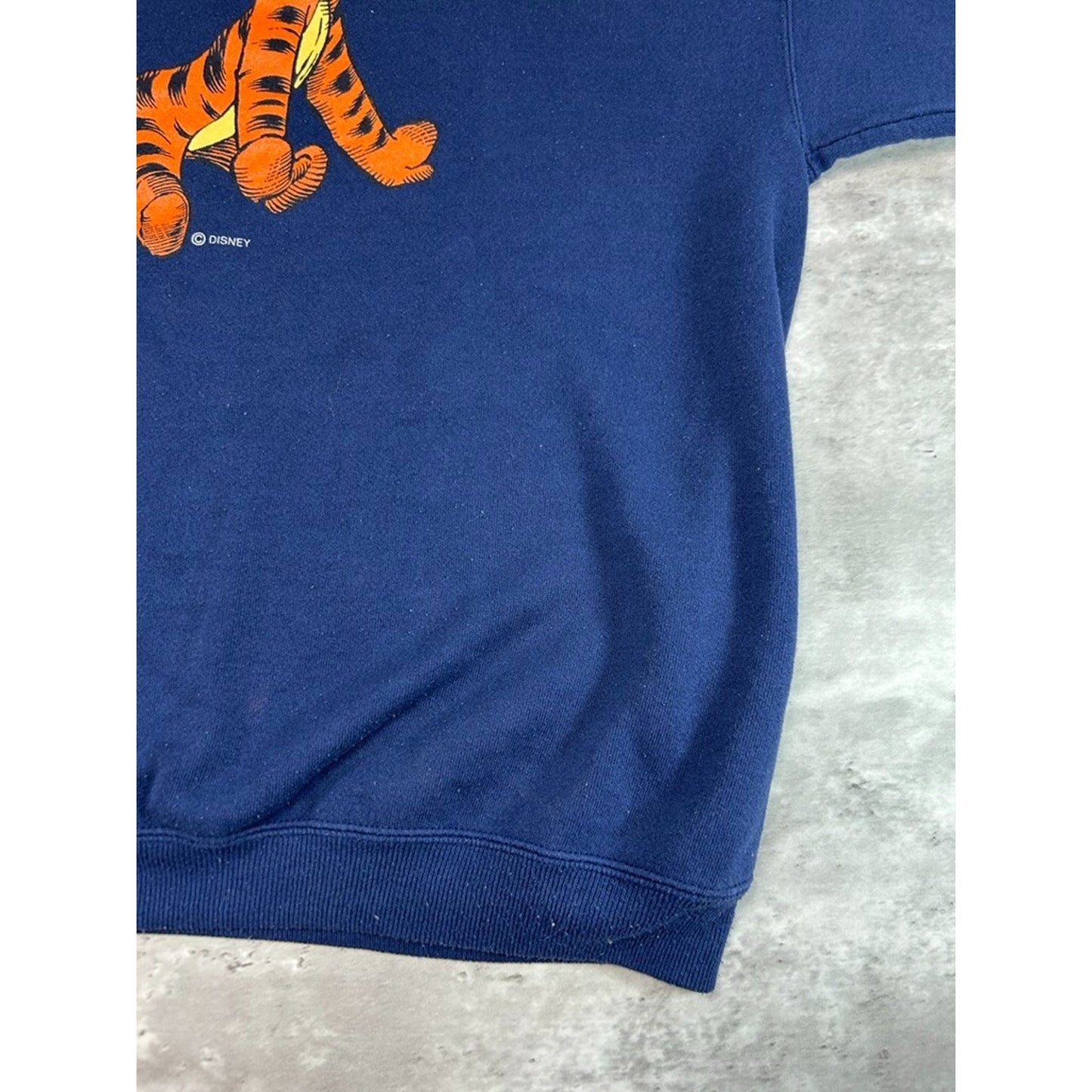 Vintage 90s Disney Winnie The Pooh Tigger Graphic Cartoon Sweatshirt Size Large