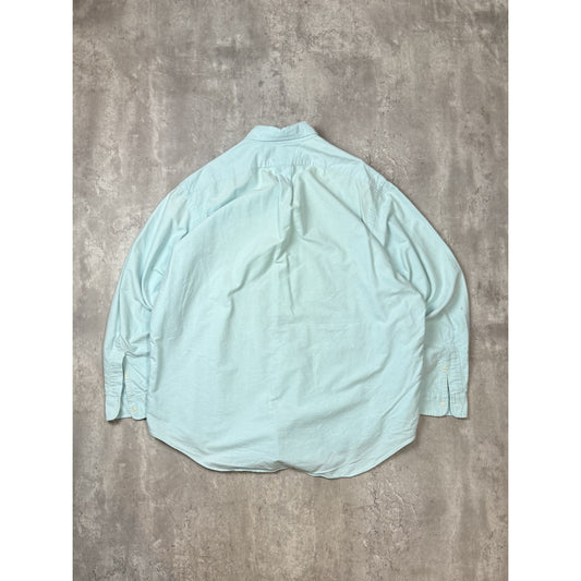 Vintage Polo Ralph Lauren Embroidered Pony Long Sleeve Button Up Shirt Sz XXL