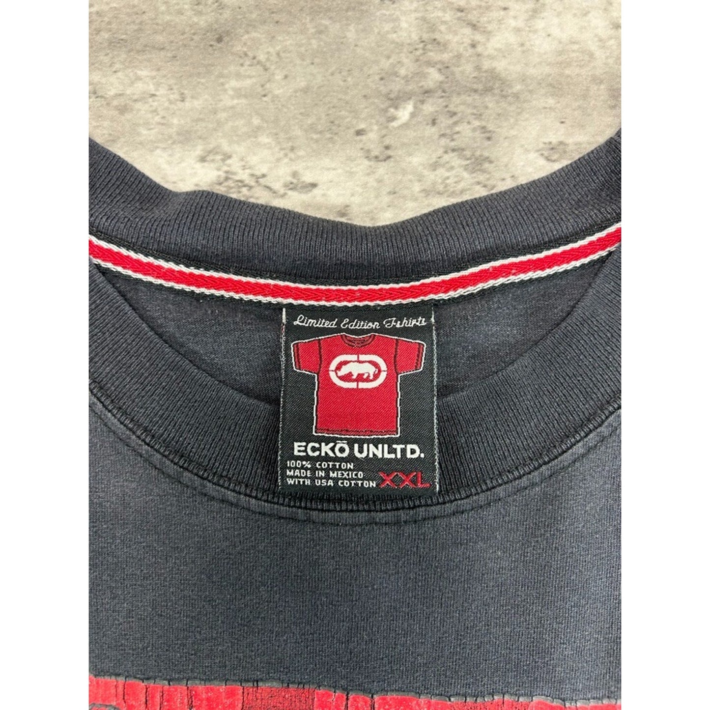Vintage Y2K Ecko Unlimited Its Not That Deep Graffiti Graphic T-Shirt Size XXL