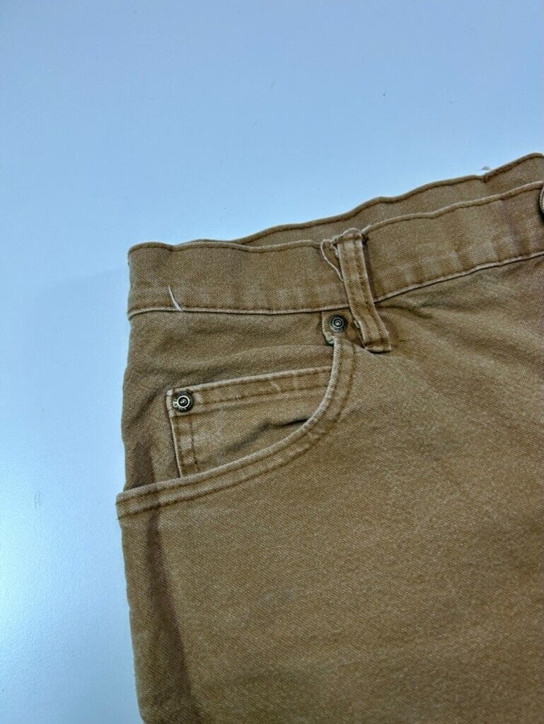 Vintage Dickies Canvas Workwear Carpenter Pants Size 36 Beige
