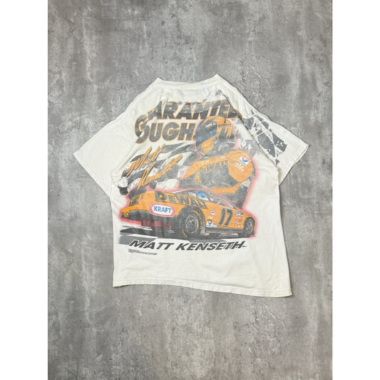 VTG 1999 Matt Kenseth #17 Dewalt Racing Nascar All Over Print T-Shirt Sz XL