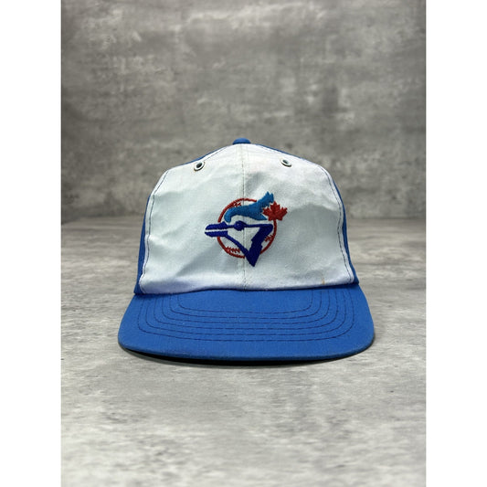 Vintage 90s Toronto Blue Jays MLB Embroidered Logo Baseball Snapback Hat OSFA