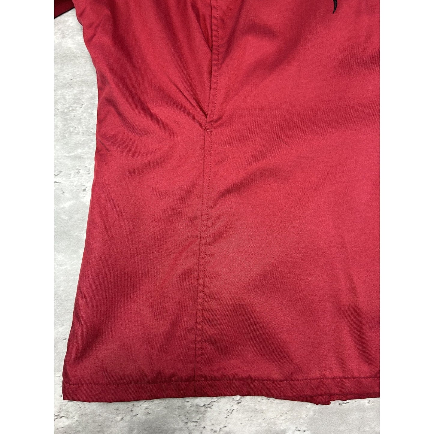 Vintage Y2K Harley Davidson Embroidered Eagle Nylon Jacket Size Medium Red