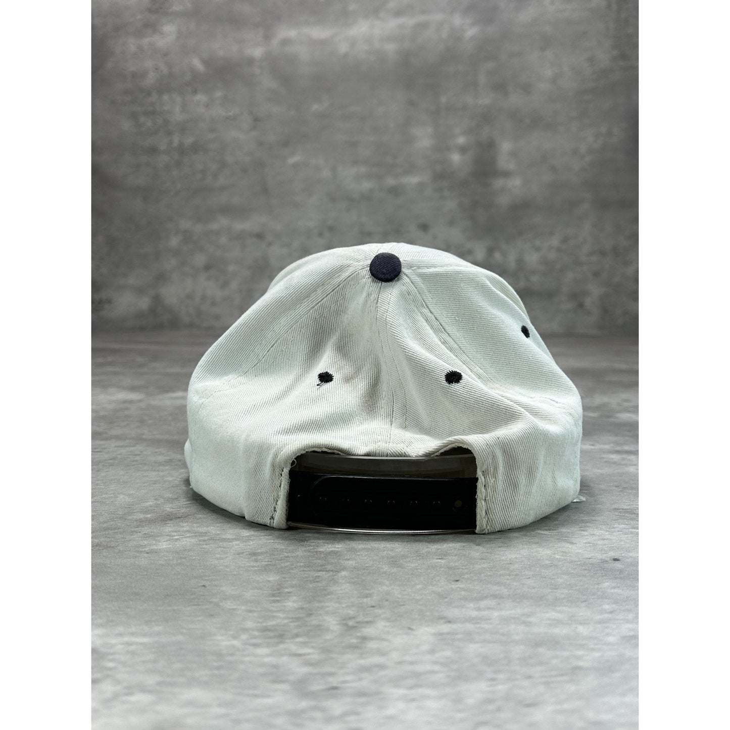 Vintage 90s Wordperfect Six.0 Embroidered Spellout Snapback Hat OSFA White