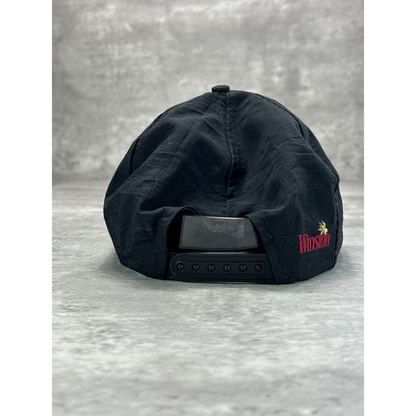 Vintage 90s Winston Cigarettes The Wrap Embroidered Spellout Snapback Hat OSFA