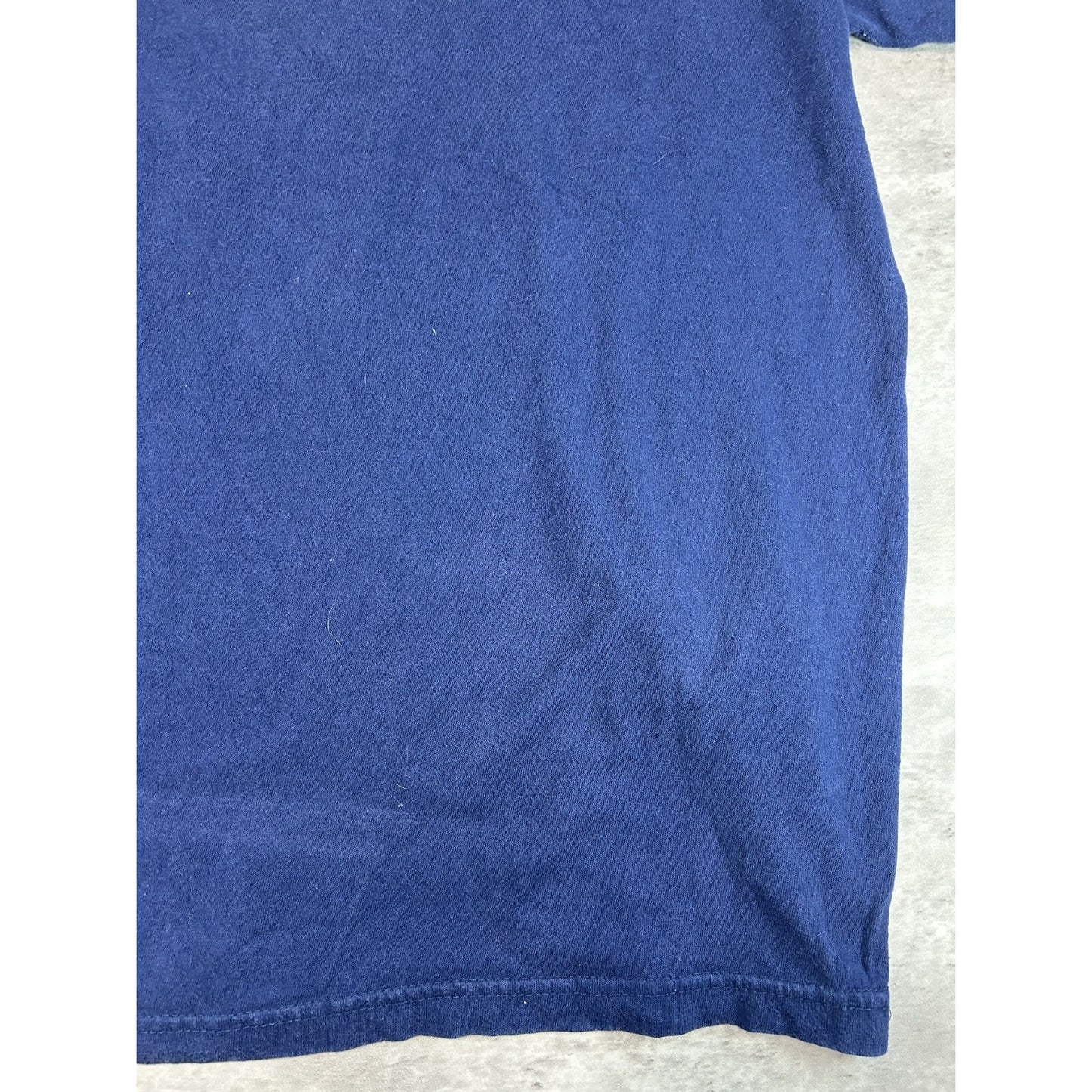 Vintage 90s Pimpercrombie And Bitch Parody Spellout T-Shirt Size XL Blue