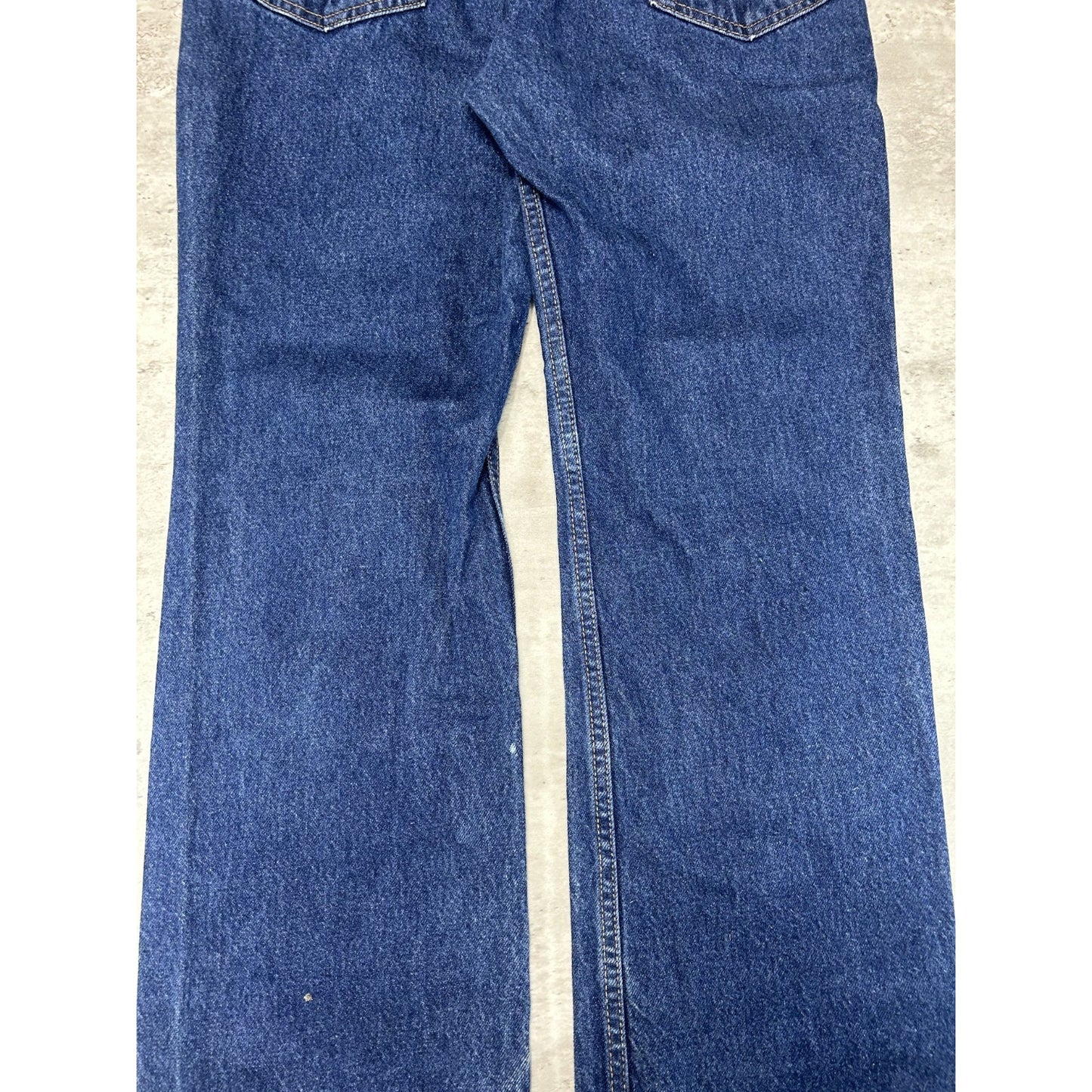 Vintage 90s Levis 517 Boot Cut Dark Wash Denim Pants Size 33 Blue