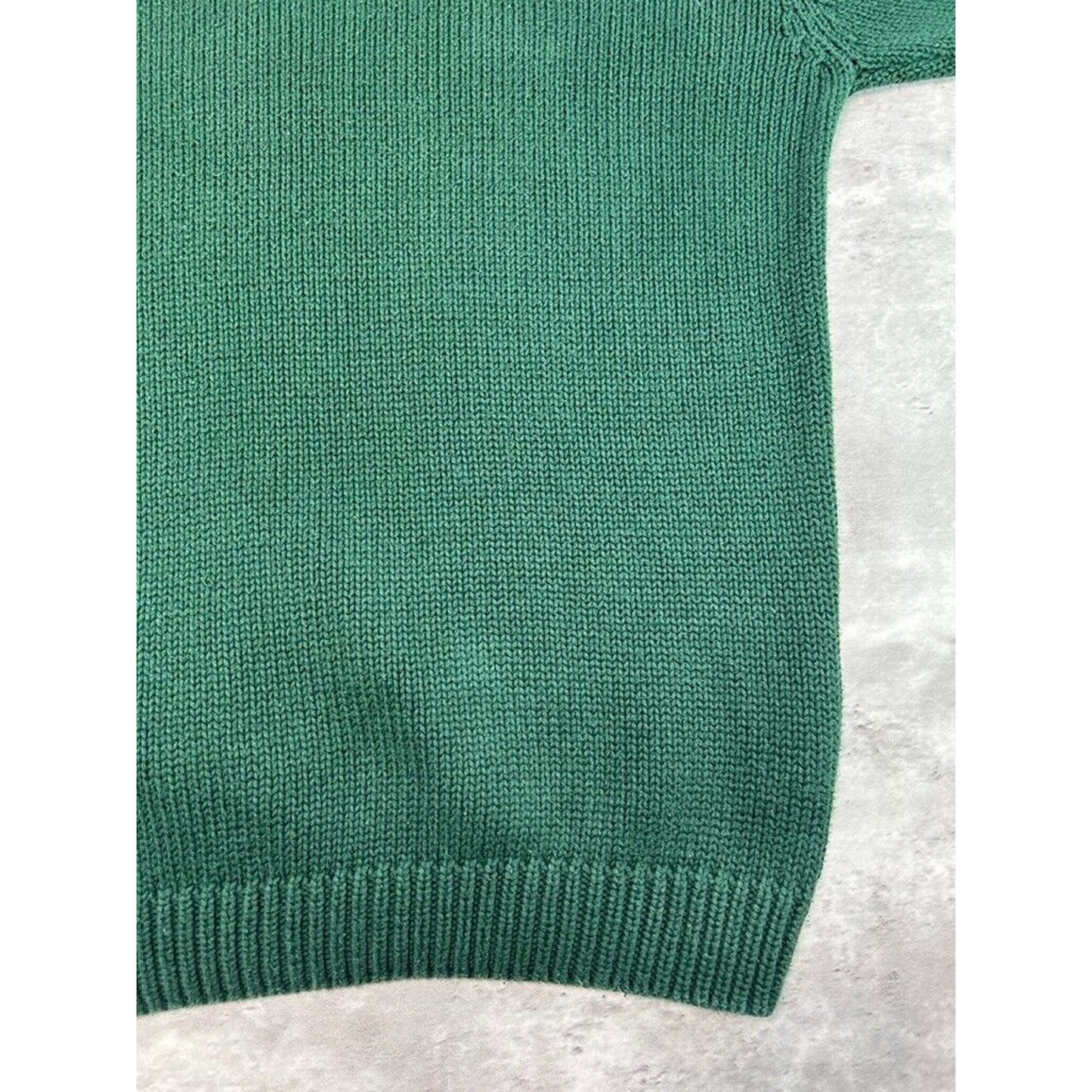 Vintage Eddie Bauer Ribbed Pullover Knit Sweater Size XL Green