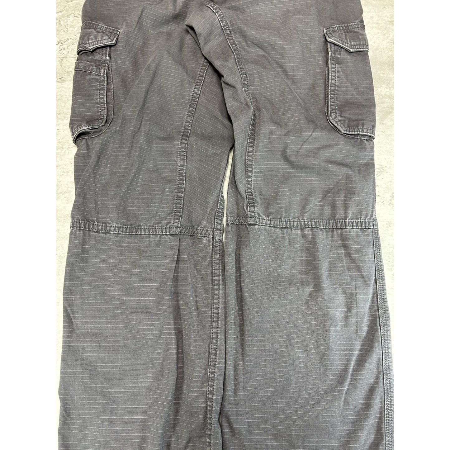 Carhartt Force Ripstop Canvas Workwear Cargo Pants Size 37 Gray