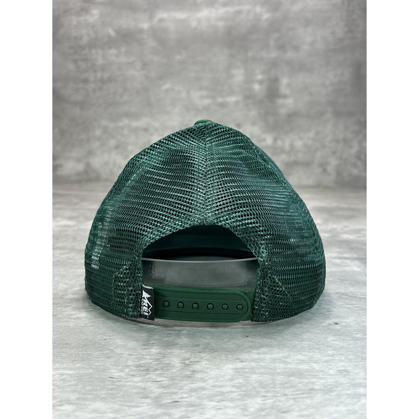 Vintage 90s Rei & Co Trail Supplies Embroidered Spellout Snapback Hat OSFA